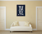 Try Me Wall Art Print on the wall