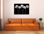 Tulips at Night Wall Art Print on the wall