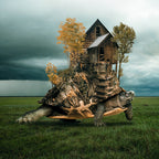 Turtle's Home Wall Art Print