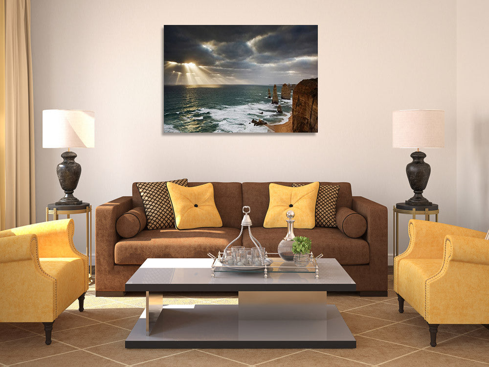 Twelve Apostles Australia Wall Art Print on the wall
