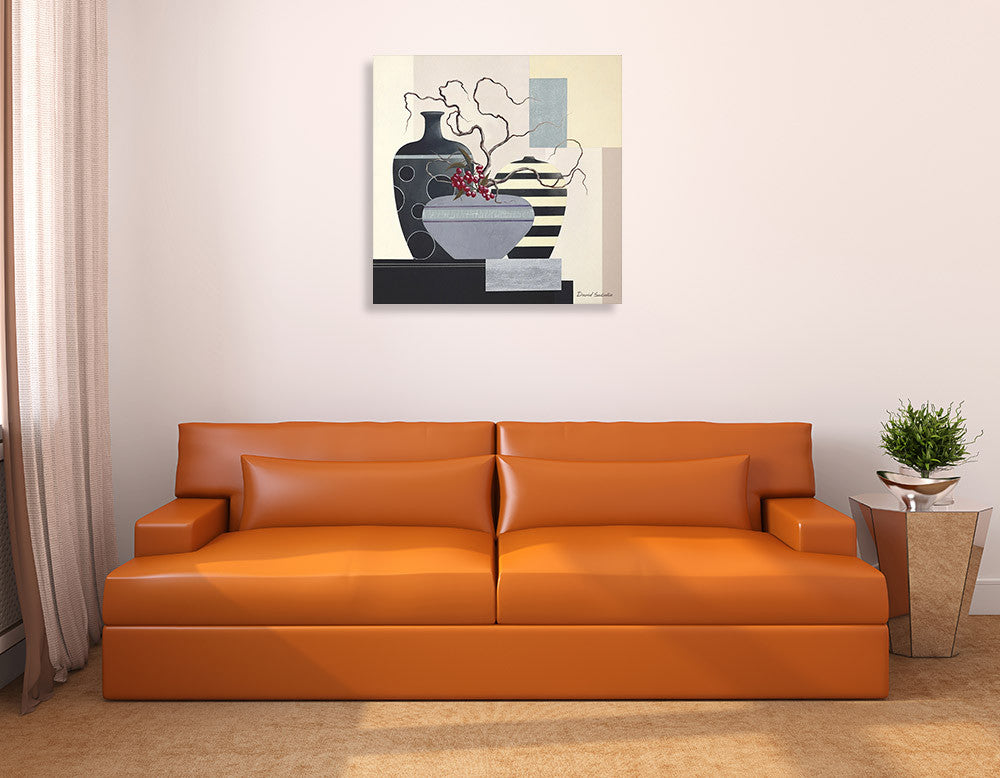 Twigs and Berries II Wall Art Print on the wall