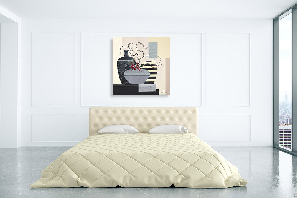 Twigs and Berries II Wall Art Print on the wall