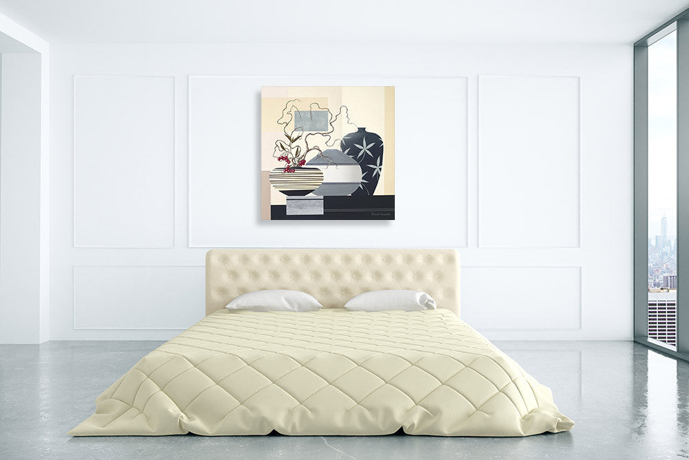 Twigs and Berries I Wall Art Print on the wall
