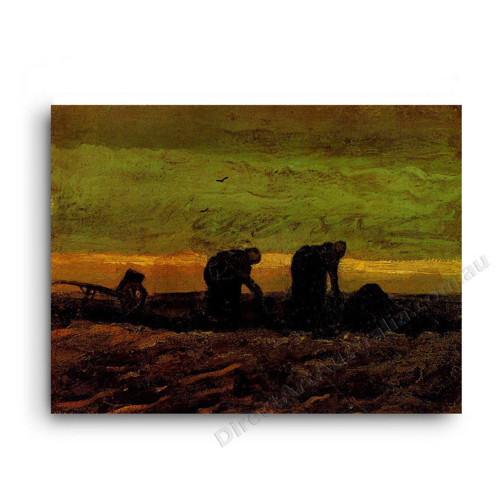 Two Peasant Women in the Peat Fields