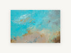 Two Birds Aloft, abstract coastal sky birds artwork, animal canvas wall art print, front view