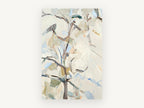 Pale Pear Branches, floral canvas wall art print, front view