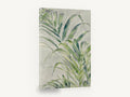 Soft Green Fronds, green palm fronds watercolour botanical, floral canvas wall art print ready to hang