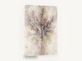 Soft Lilac Bouquet, abstract lilac bouquet textured floral, floral canvas wall art print ready to hang
