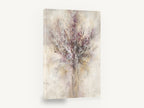 Soft Lilac Bouquet, abstract lilac bouquet textured floral, floral canvas wall art print ready to hang