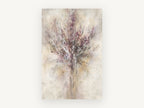 Soft Lilac Bouquet, floral canvas wall art print, front view