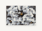 Ash Bloom Gold Centre, floral canvas wall art print, front view