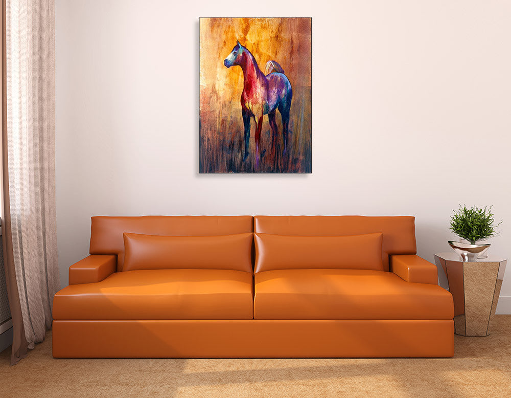 Unbridled I Wall Art Print on the wall