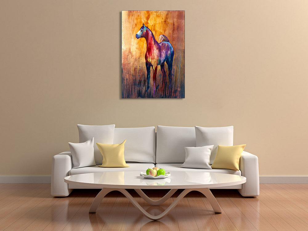 Unbridled I Wall Art Print on the wall