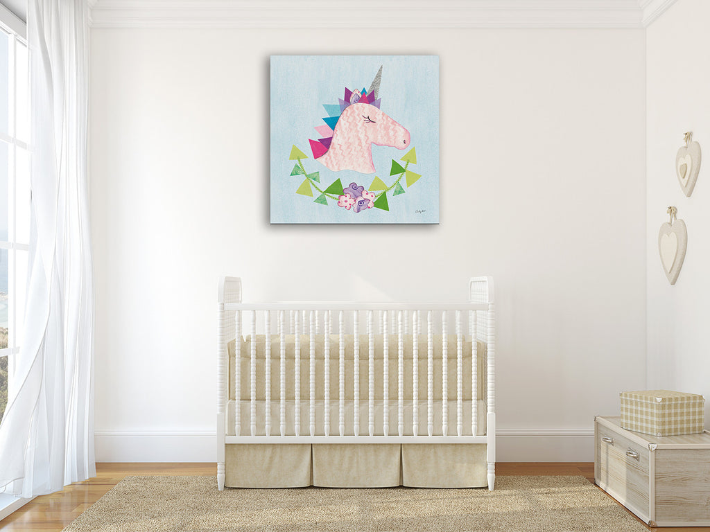 Unicorn Power III Wall Art Print on the wall