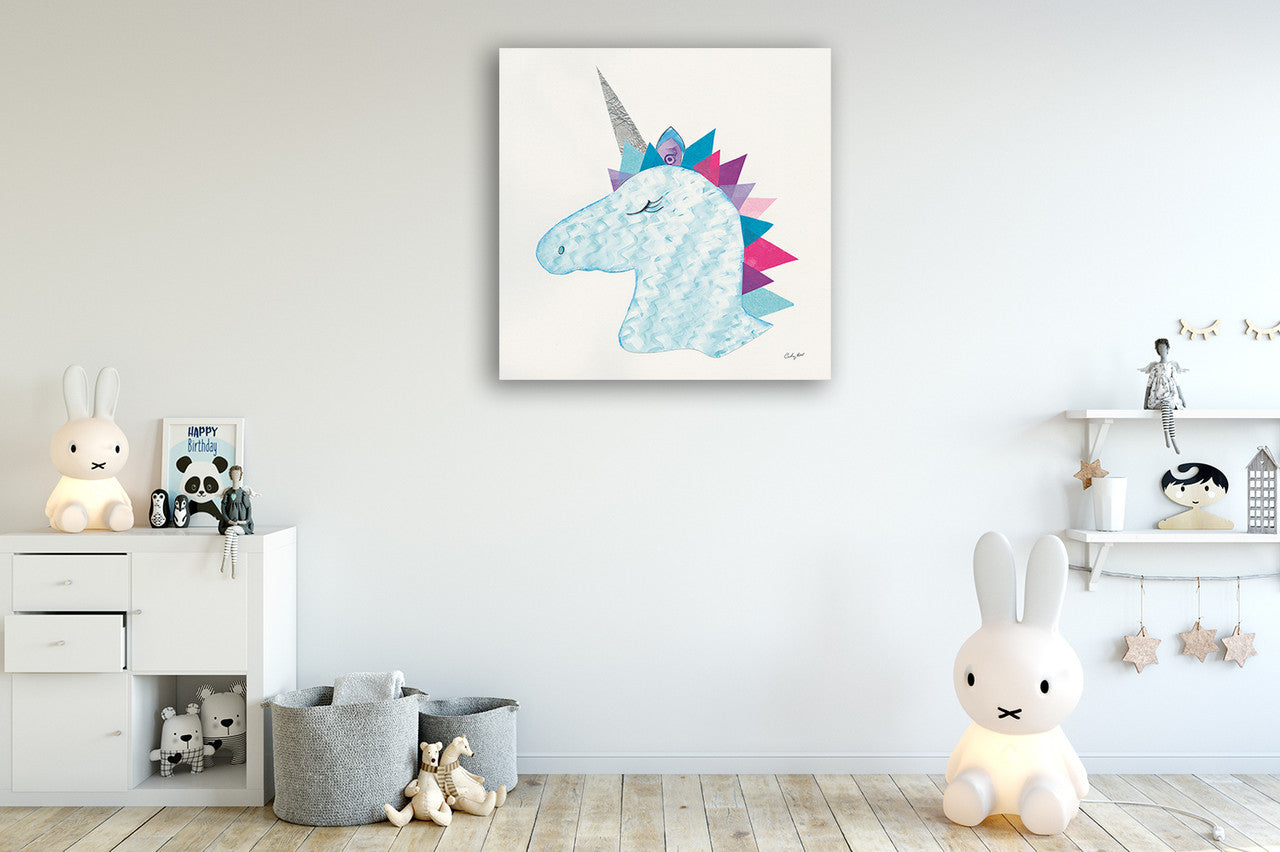 Unicorn Power II Wall Art Print on the wall