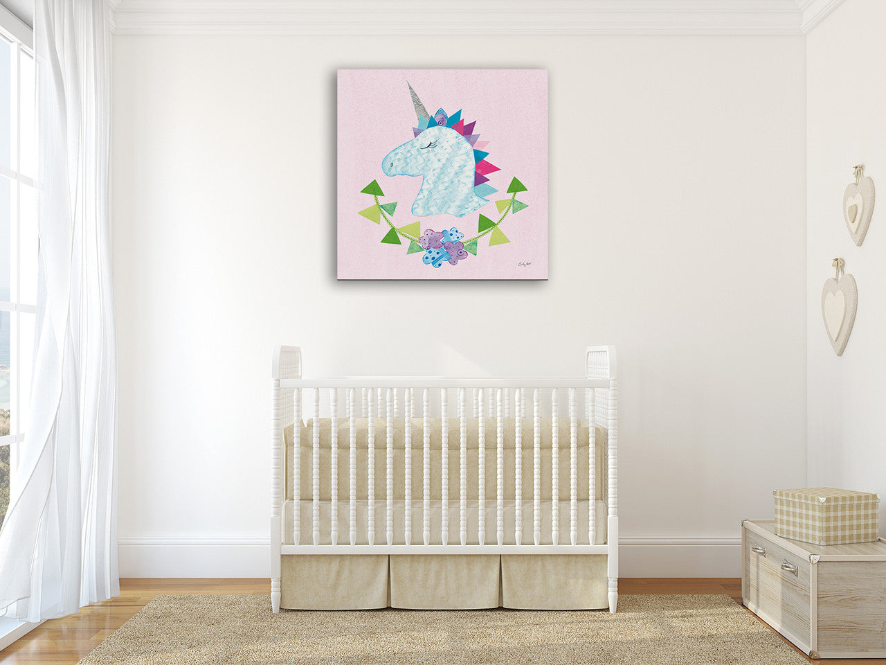 Unicorn Power IV Wall Art Print on the wall
