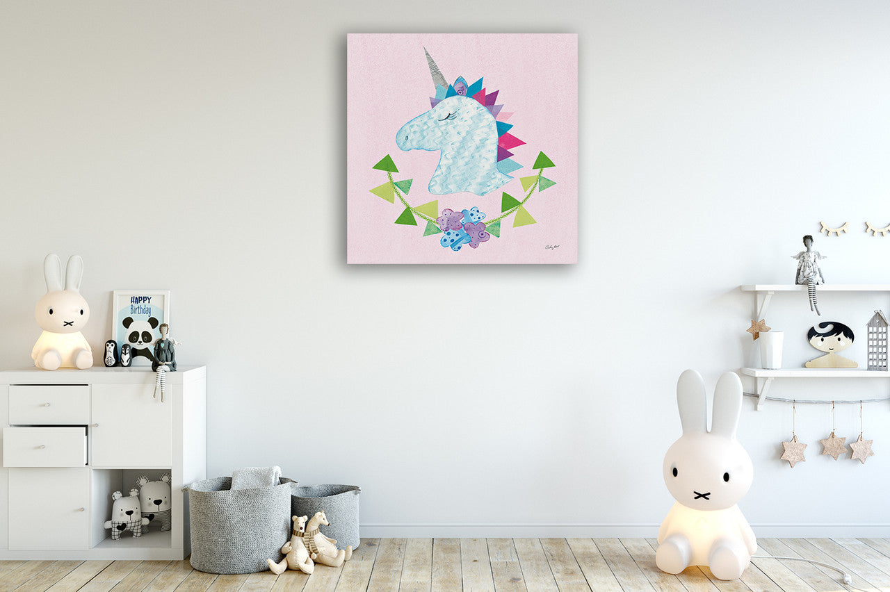Unicorn Power IV Wall Art Print on the wall