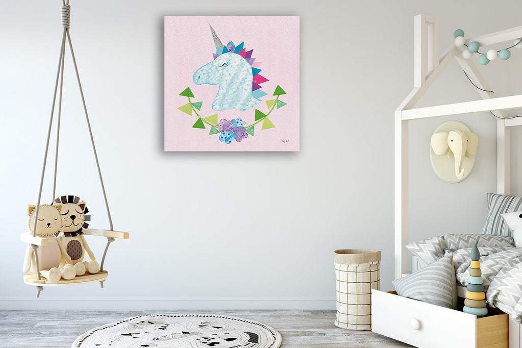 Unicorn Power IV Wall Art Print on the wall
