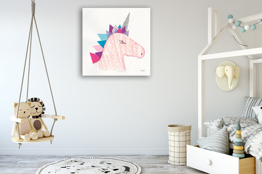 Unicorn Power I Wall Art Print on the wall