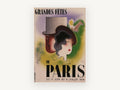 Grandes Fêtes de Paris, vintage canvas wall art print, front view
