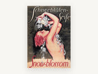 Snow Blossom Soap, vintage canvas wall art print, front view