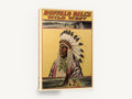 Chief of the Wild West, vintage buffalo bill's wild west poster, stretched canvas wall art print ready to hang