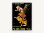Dragon Rider Shoe Advertisement, vintage canvas wall art print, front view