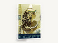 Egyptian Profile Portrait, vintage egypt travel poster, stretched canvas wall art print ready to hang