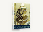 Egyptian Profile Portrait, vintage egypt travel poster, stretched canvas wall art print ready to hang