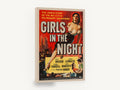 Girls in the Night, vintage girls in the night movie poster, stretched canvas wall art print ready to hang
