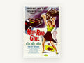 Hot-Rod Girl Showdown, vintage canvas wall art print, front view