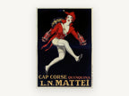 Leaping Quinquina Messenger, kitchen canvas wall art print, front view