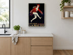Leaping Quinquina Messenger kitchen canvas print on the wall of a kitchen