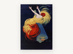 Falling Into Spotlight, vintage canvas wall art print, front view