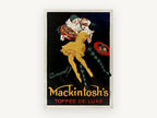 Carnival Toffee Dancers, vintage canvas wall art print, front view