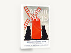 Cats at the Red Mill, vintage about paris book poster, stretched canvas wall art print ready to hang