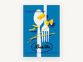 Barilla Pasta Appetito, vintage canvas wall art print, front view