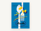 Barilla Pasta Appetito, vintage canvas wall art print, front view