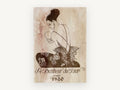 Le Bonheur du Jour, vintage canvas wall art print, front view