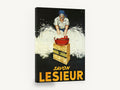 Lesieur Soap Suds, vintage savon lesieur soap advertising poster, stretched canvas wall art print ready to hang