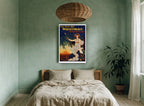 Waterman Weapon of Peace vintage canvas print on the wall of a bedroom