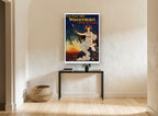 Waterman Weapon of Peace vintage canvas print on the wall of a hallway