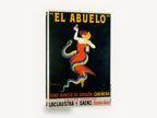 El Abuelo Serpent Lady, vintage el abuelo wine advertising poster, stretched canvas wall art print ready to hang