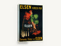 Elsen Cherry Harvest, vintage elsen kirsch french advertising poster, stretched canvas wall art print ready to hang
