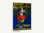 Mermaid of Royat, vintage royat mermaid advertising poster, stretched canvas wall art print ready to hang