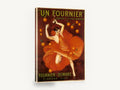 Dancing in Orange Silk, vintage curaçao liqueur advertising poster, stretched canvas wall art print ready to hang