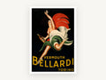 Dancing Bellardi Vermouth, vintage canvas wall art print, front view