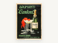 Spumanti Cantoni Overflow, vintage canvas wall art print, front view