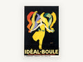 Dancing in Ribbons, vintage canvas wall art print, front view