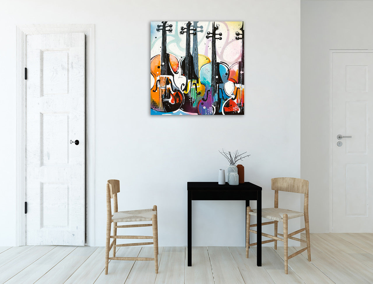 Variation for Violin I Wall Art Print on the wall